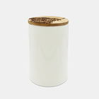 The Just Slate Company Highland Cow Oak & Ceramic Medium Storage Jar