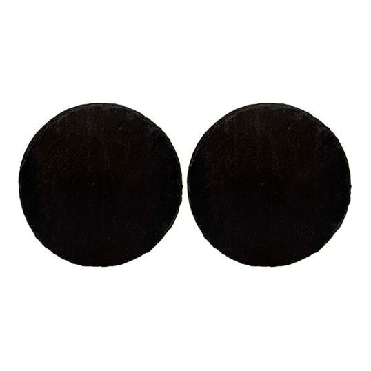 The Just Slate Company Set of 2 Round Slate Place Mats