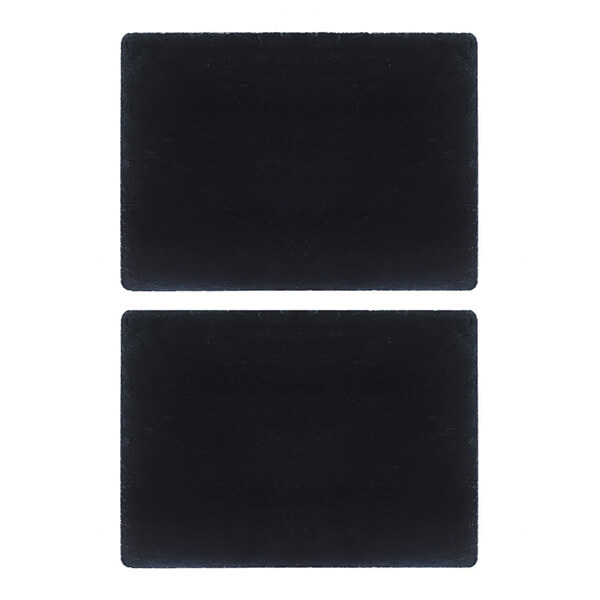 The Just Slate Company Set of 2 Rectangular Slate Place Mats