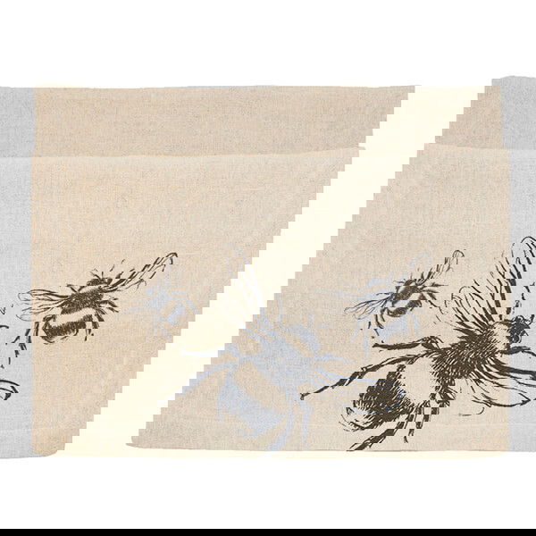 The Just Slate Company Bee Linen Table Runner