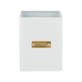 Typhoon Otto White Square Utensil Pot