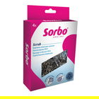 Sorbo Pack of 4 Stainless Steel Pan Scourers