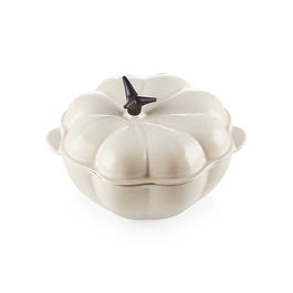 Le Creuset Meringue Cast Iron Pumpkin Casserole 20cm