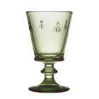 La Rochere Bee Stemmed Wine Glass Olive Green 270ml