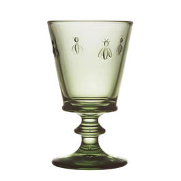 La Rochere Bee Stemmed Wine Glass Olive Green 270ml