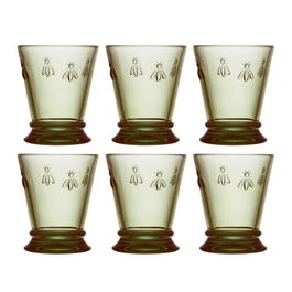La Rochere Bee Tumbler Olive Green 270ml Set of 6