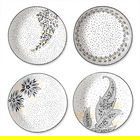 Sara Miller Artisanne Noir Set of 4 Low Bowls