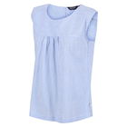 Regatta Women`s Bridgidine Swing Top Sonic Blue Stripe Size 16
