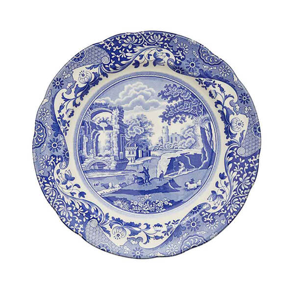 Spode Blue Italian Set of 4 27cm Plates