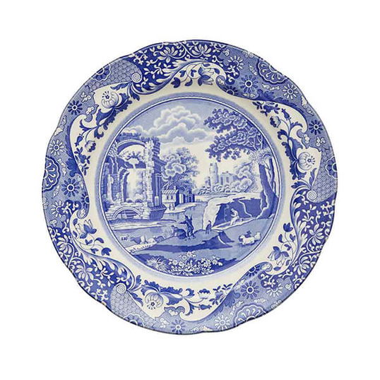 Spode Blue Italian Set of 4 27cm Plates