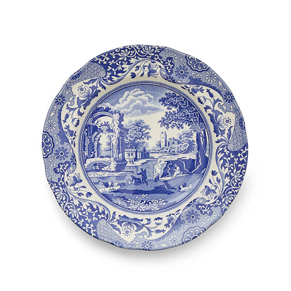 Spode Blue Italian Set of 4 23cm Plates