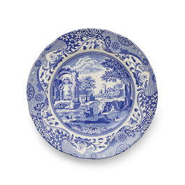 Spode Blue Italian Set of 4 23cm Plates