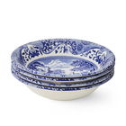 Spode Blue Italian Set of 4 20cm Cereal Bowls