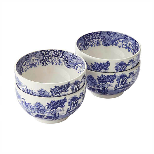 Spode Blue Italian Set of 4 Dip Bowls