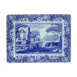 Spode Blue Italian Glass Worktop Saver