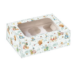 Anniversary House Beatrix Potter Cupcake Box for 6 Cupcakes