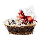 Anniversary House Cello Basket Bags Clear with Twist Ties Pack of 6