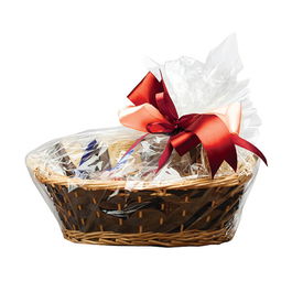Anniversary House Cello Basket Bags Clear with Twist Ties Pack of 6