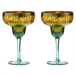 Artland Fiesta Set of 2 Margarita Glasses