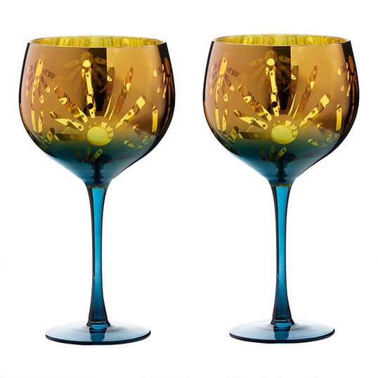 Artland Fiesta Set of 2 Gin Glasses