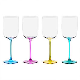 Anton Studios Gala Set of 4 Wine Glasses