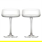 Anton Studios Empire Set of 2 Champagne Saucers