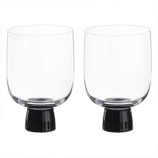 Anton Studios Oslo Set of 2 DOF Tumblers Black