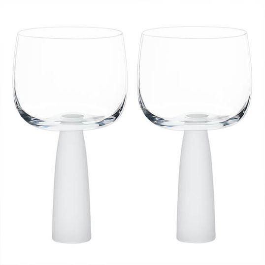 Anton Studios Oslo Set of 2 Gin Glasses Frost