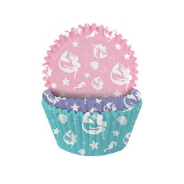 Anniversary House Mermaid Cupcake Cases Pack of 75