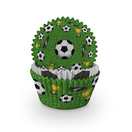 Anniversary House Football Cupcake Cases Pack of 75