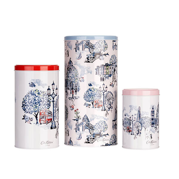 Cath Kidston London Set Of 3 Storage Tins