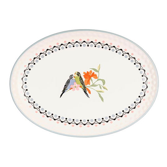 Cath Kidston Painted Table Ceramic Oval Platter 36cm