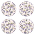Cath Kidston Wisteria Set Of 4 Cork Backed Round Placemats