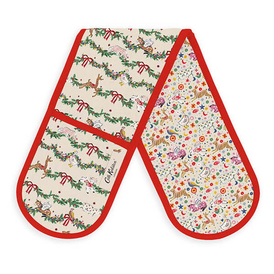 Cath Kidston Christmas Double Oven Glove