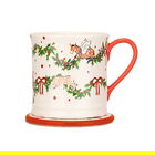 Cath Kidston Christmas Mug & Coaster Set