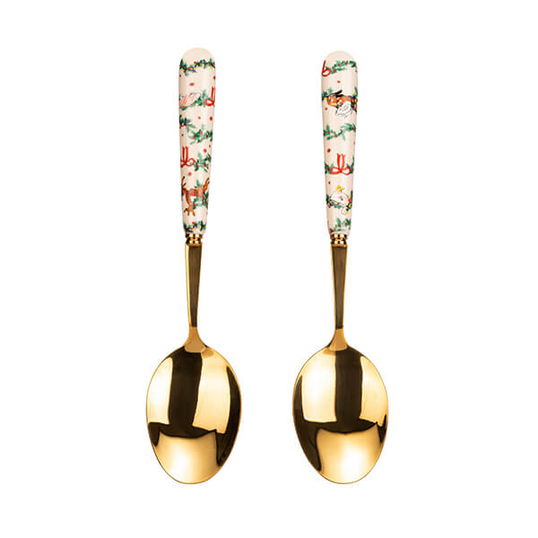 Cath Kidston Christmas 2 Pack Serving Spoon