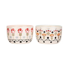 Cath Kidston Painted Table Set Of 2 Ceramic Ramekins