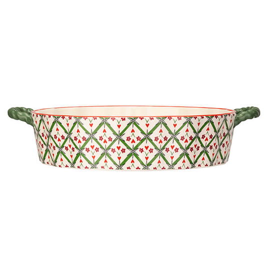 Cath Kidston Christmas Round Ceramic Pie Dish
