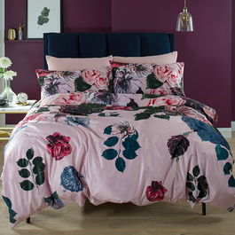 Deyongs Bold Peony Duvet Set Blush King