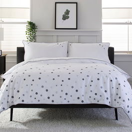 The Lyndon Company Circles Grey Duvet Set King