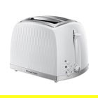 Russell Hobbs Honeycomb 2 Slice White Toaster