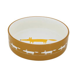 Scion Living Mr Fox Dog Bowl Chai Medium