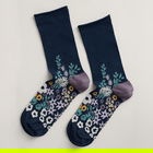 Seasalt Women`s Bamboo Arty Socks Companion Border Maritime