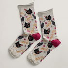 Seasalt Women`s Bamboo Arty Socks Floral Roost Aran