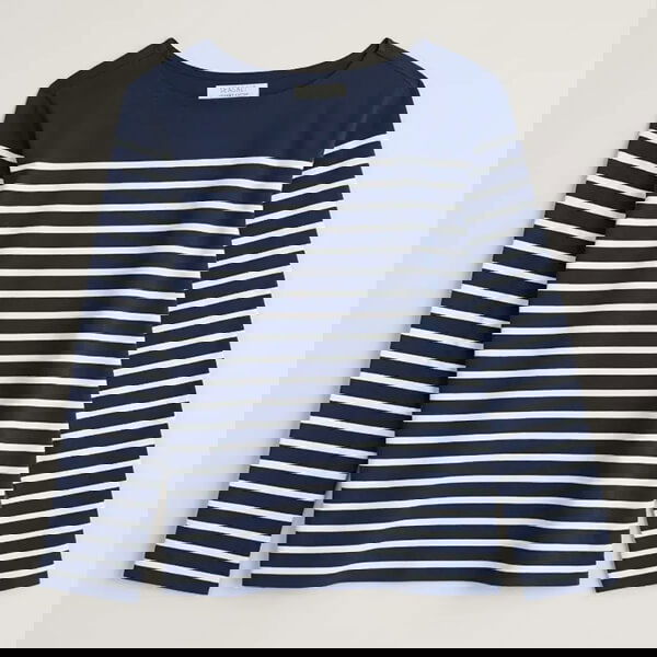 Seasalt Sailor Shirt Falmouth Breton Maritime Chalk