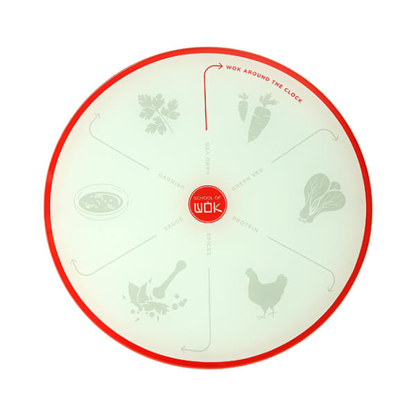 School of Wok Wok Clock Worktop Protector