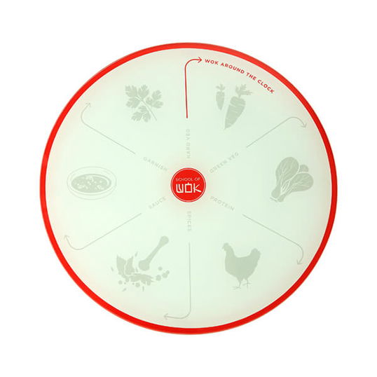 School of Wok Wok Clock Worktop Protector