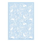 William Morris Forest Life Blue Cotton Tea Towel