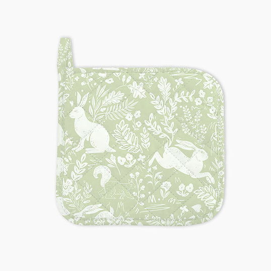 William Morris Forest Life Green Pot Holder