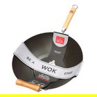 School of Wok 36cm Pre-Seasoned Carbon Steel Wok